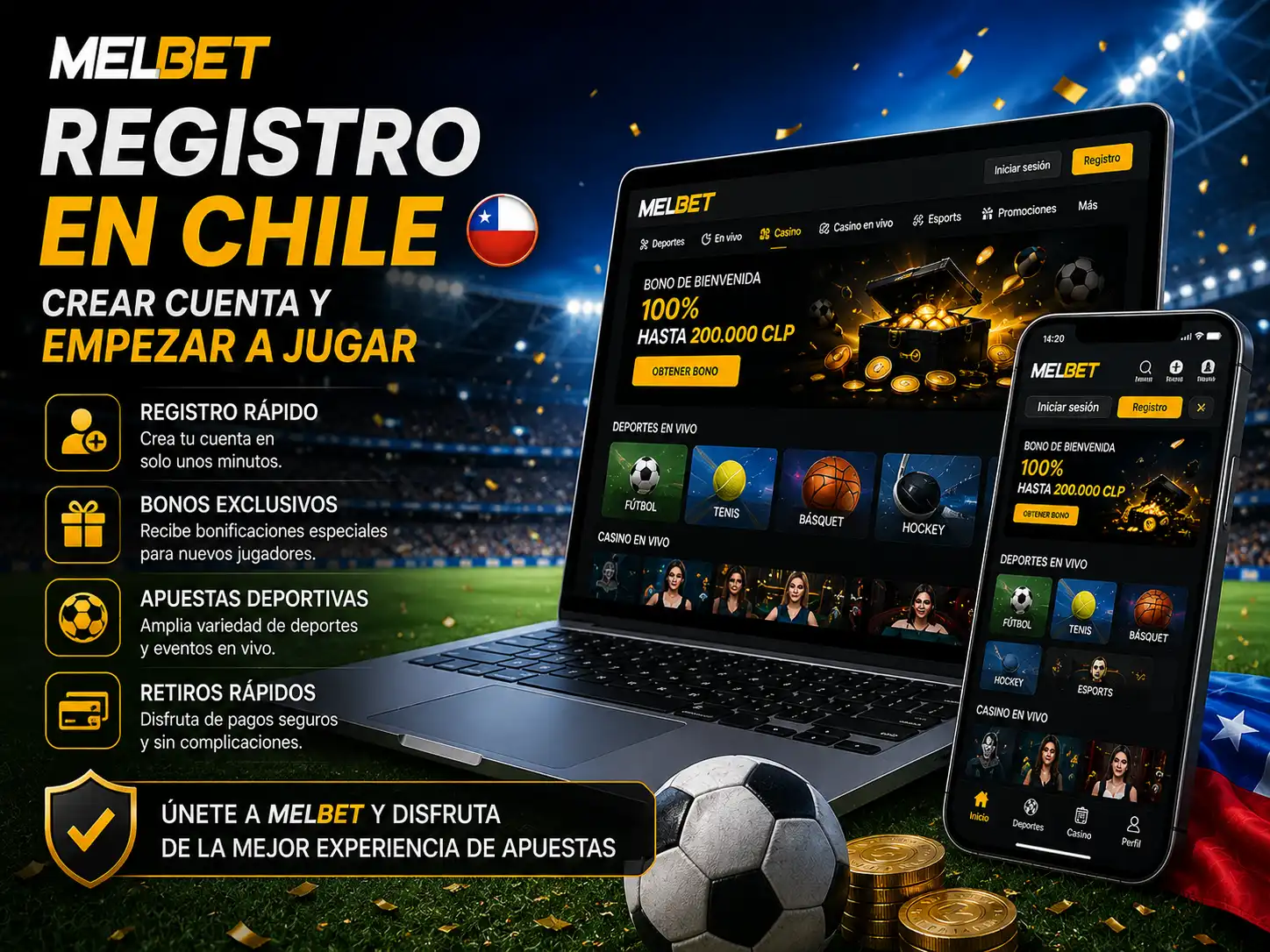 Melbet Registro En Chile Crear Cuenta Y Empezar A Jugar