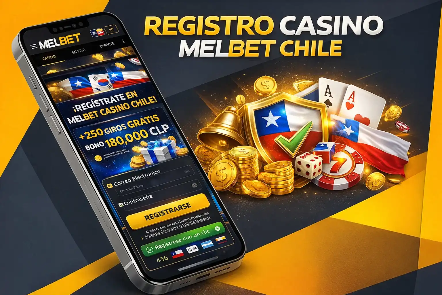 Melbet Chile Registro paso a paso