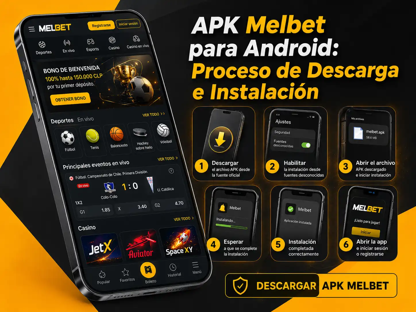 APK Melbet para Android
